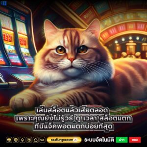 เล่นสล็อตแล้วเสียตลอด เพราะคุณยังไม่รู้วิธี ดู เวลา สล็อตแตกที่นี่แจ็คพอตแตกบ่อยที่สุด